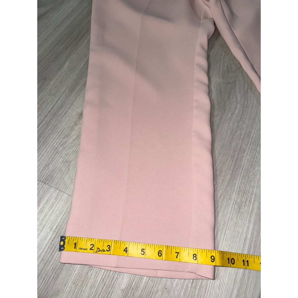 Ann Taylor Factory Pink Tie Waist Wide Leg Dress Pants Trousers 14 - Picture 5 of 11